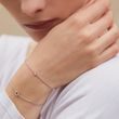 SIMPLE DIAMOND BRACELET IN WHITE GOLD - DIAMOND BRACELETS - BRACELETS