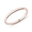 SIMPLE ROSE GOLD BAND WITH A HIGH-GLOSS FINISH - WOMEN'S WEDDING RINGS - WEDDING RINGS