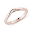 WOMEN'S GRADUATED CHANNEL DIAMOND WEDDING BAND IN ROSE GOLD - WOMEN'S WEDDING RINGS - WEDDING RINGS