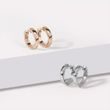 BOUCLES D'OREILLES EN OR ET DIAMANTS - BOUCLES D'OREILLES EN DIAMANT - BOUCLES D'OREILLES