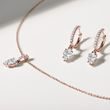 LUXURIÖSE OHRRINGE MIT LABOR-DIAMANTEN IN ROSÉGOLD - OHRRINGE DIAMANT - OHRRINGE