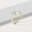 KLASSISCHER GOLDRING MIT 0,5 CT DIAMANT - VERLOBUNGSRINGE MIT BRILLANT - VERLOBUNGSRINGE