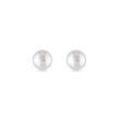 FRESHWATER PEARL STUD EARRINGS IN WHITE GOLD - PEARL EARRINGS{% if category.pathNames[0] != product.category.name %} - {% endif %}