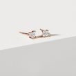ROSE GOLD PRINCESS DIAMOND STUD EARRINGS - DIAMOND STUD EARRINGS - EARRINGS