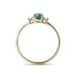 SMARAGDGOLDRING MIT DIAMANT - RINGE MIT SMARAGD - RINGE
