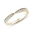 DIAMOND WEDDING RING IN YELLOW GOLD - WOMEN'S WEDDING RINGS - WEDDING RINGS