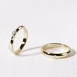 THREE DIAMOND RING IN GOLD - WOMEN'S WEDDING RINGS - WEDDING RINGS