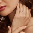 WHITE GOLD BRILLIANT ENGAGEMENT RING - DIAMOND ENGAGEMENT RINGS - ENGAGEMENT RINGS