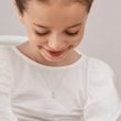 PENDENTIF CŒUR POUR ENFANT EN OR BLANC - COLLIERS POUR ENFANTS - COLLIERS