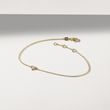 KINDERARMBAND MIT HERZ AUS GELBGOLD - KINDER ARMBÄNDER - ARMBÄNDER