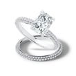 STUNNING WHITE GOLD AND DIAMOND BRIDAL SET - ENGAGEMENT AND BRIDAL RING SETS - ENGAGEMENT RINGS