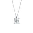 LAB GROWN DIAMOND NECKLACE IN 14K WHITE GOLD - DIAMOND NECKLACES - NECKLACES