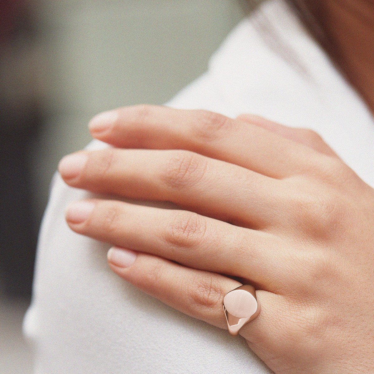  rose gold ring - KLENOTA