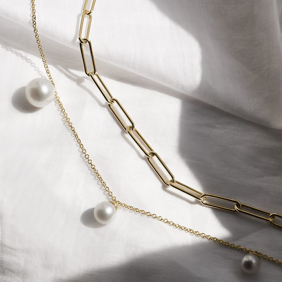 14k gold necklaces - KLENOTA