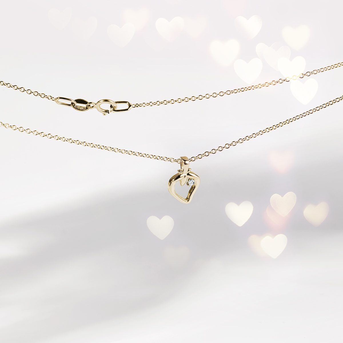 children's 14k gold necklace KLENOTA