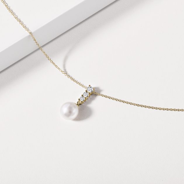 Floating Freshwater Round Pearl Necklace – Marie Handmade