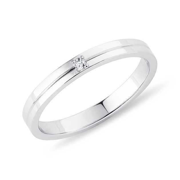 Buy Double Row Band Ring, Women's Band, Half Eternity Wedding Band, White  Gold Band, Matching Band, 925 Silver Band, Stackable Band Ring 4482 Online  in India - … | White gold band,
