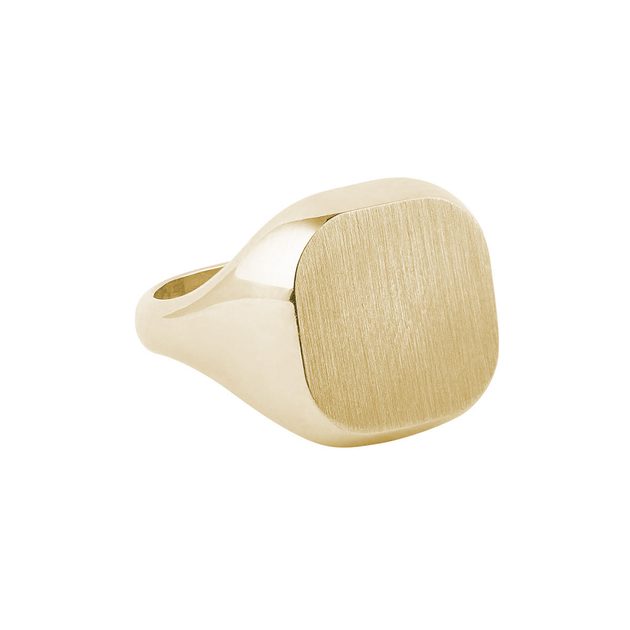 Hranatý pečetní prsten na malíček ze zlata | KLENOTA