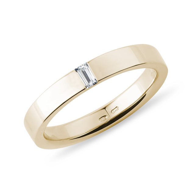 Baguette clearance ring gold