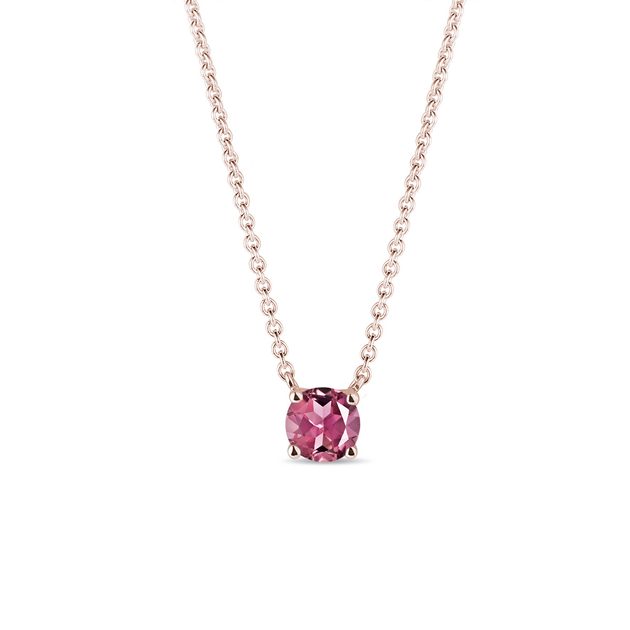 Pink Tourmaline Necklace | Made In Earth US