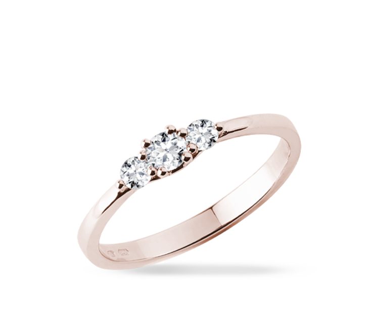 Prsteny z růžového zlata | KLENOTA