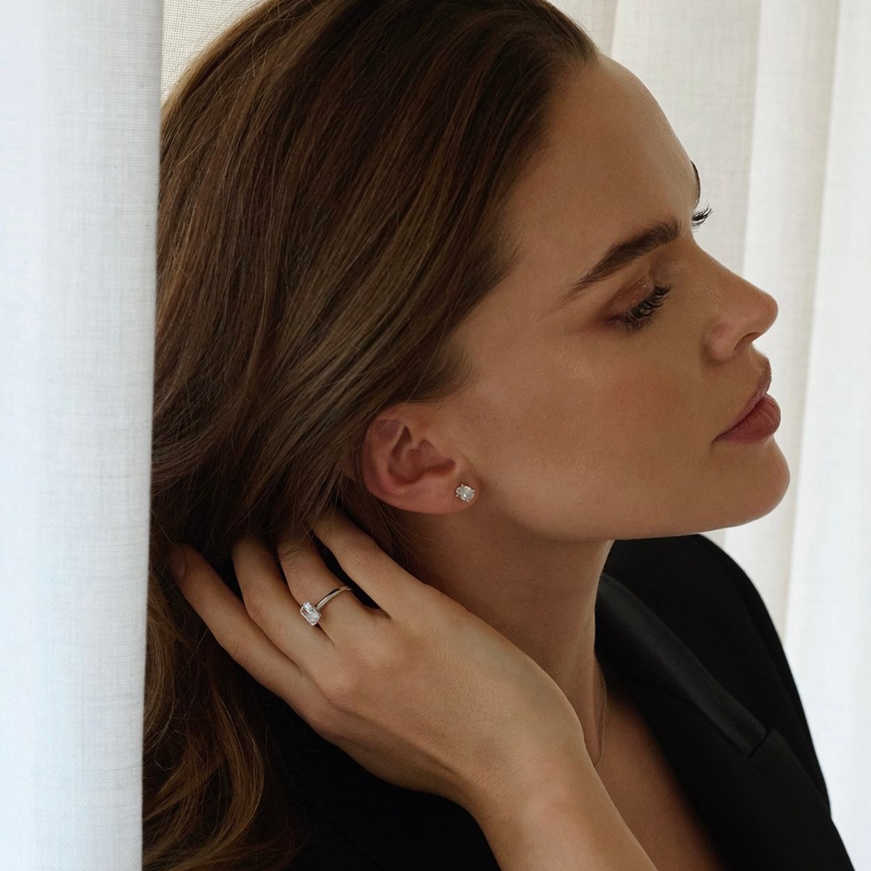 Viktoria Ortner v diamantových špercích KLENOTA