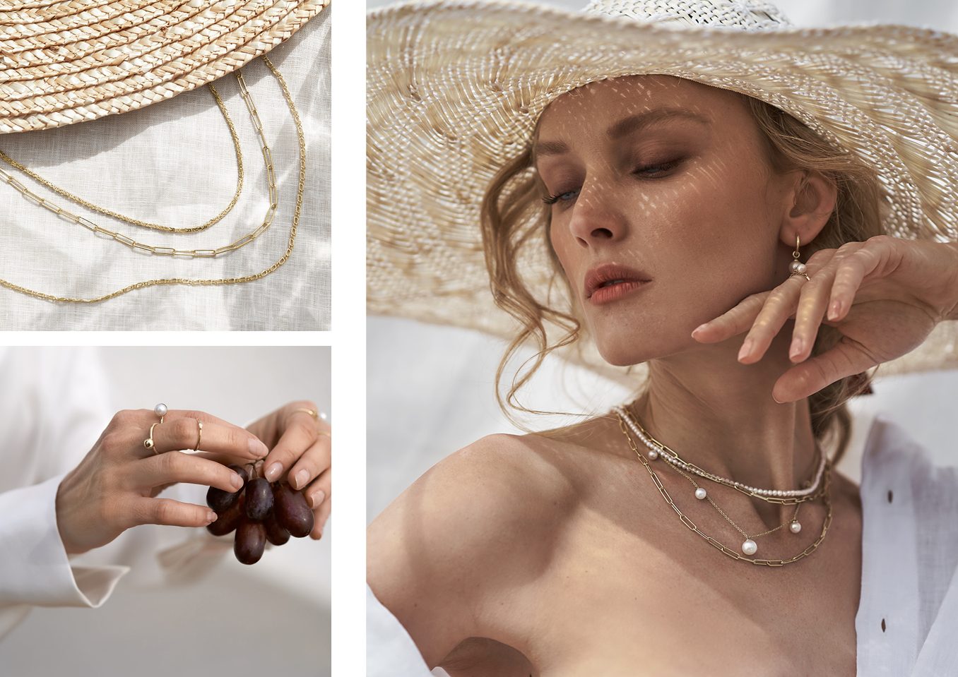 summer collection of pearl jewellery - KLENOTA