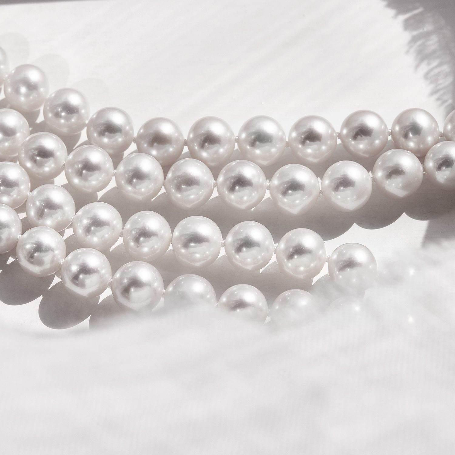 Klasický perlový náhrdelník - KLENOTA