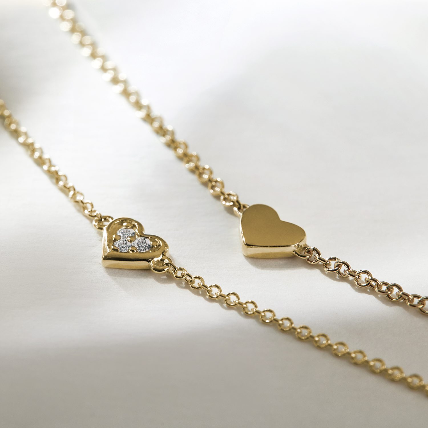 14k gold bracelets - KLENOTA