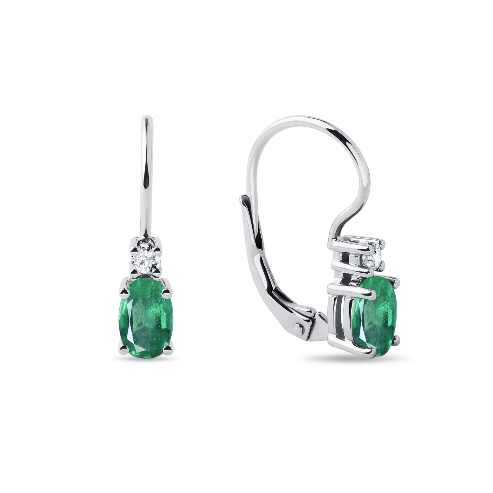 【HYERES LOR】Champagne Moon Silver Gutte Oval Earrings (M) HYERES LOR】Champagne Moon Silver Gutte Oval Earrings (M)