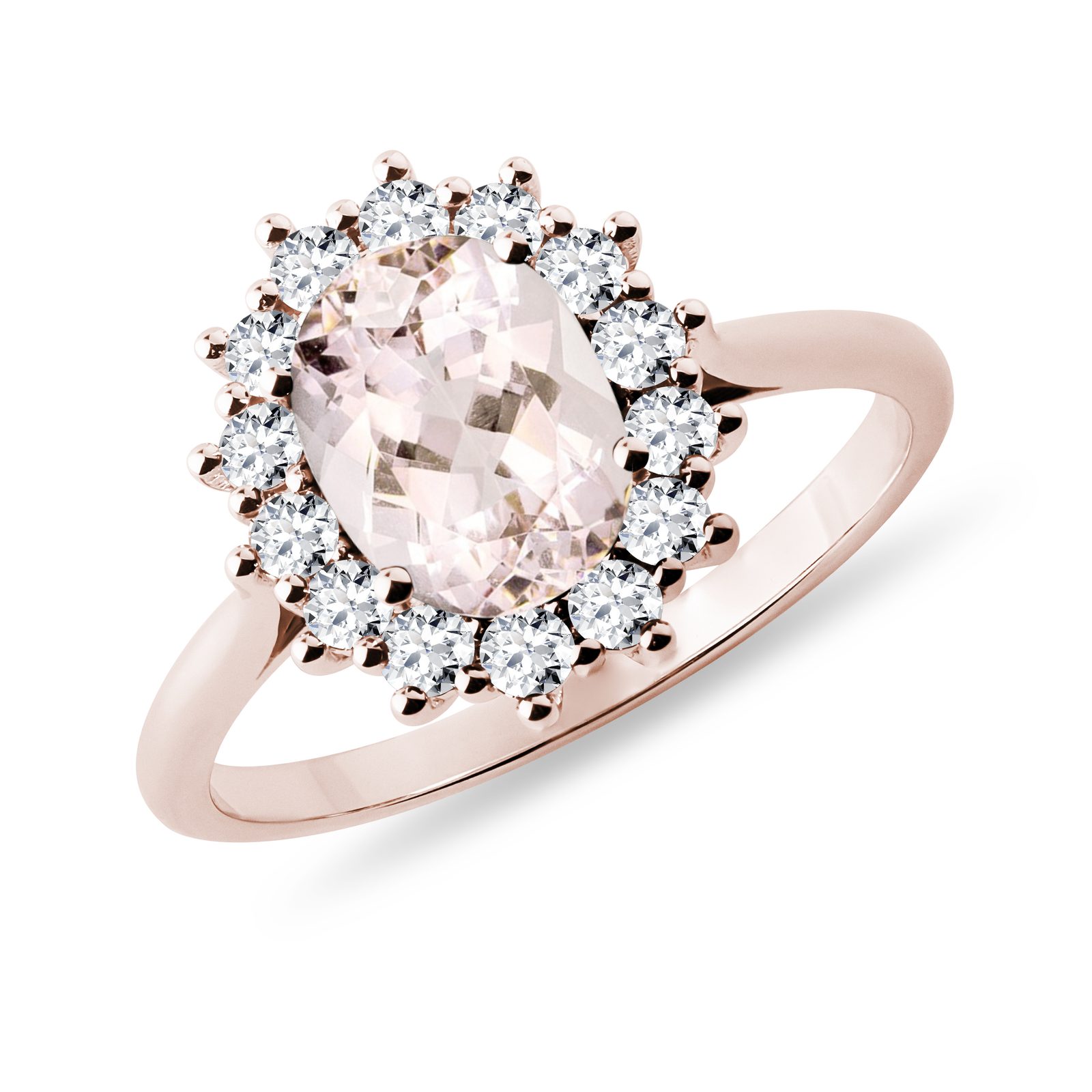 Rose gold morganite discount