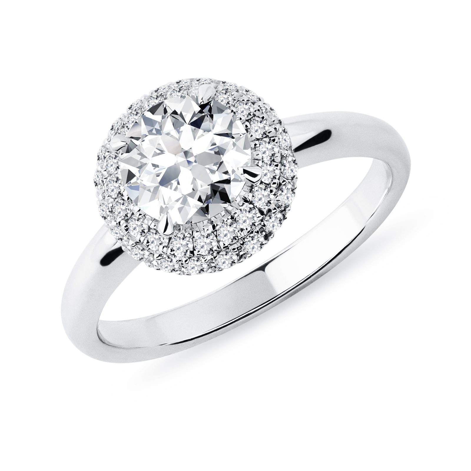 Single halo ring discount