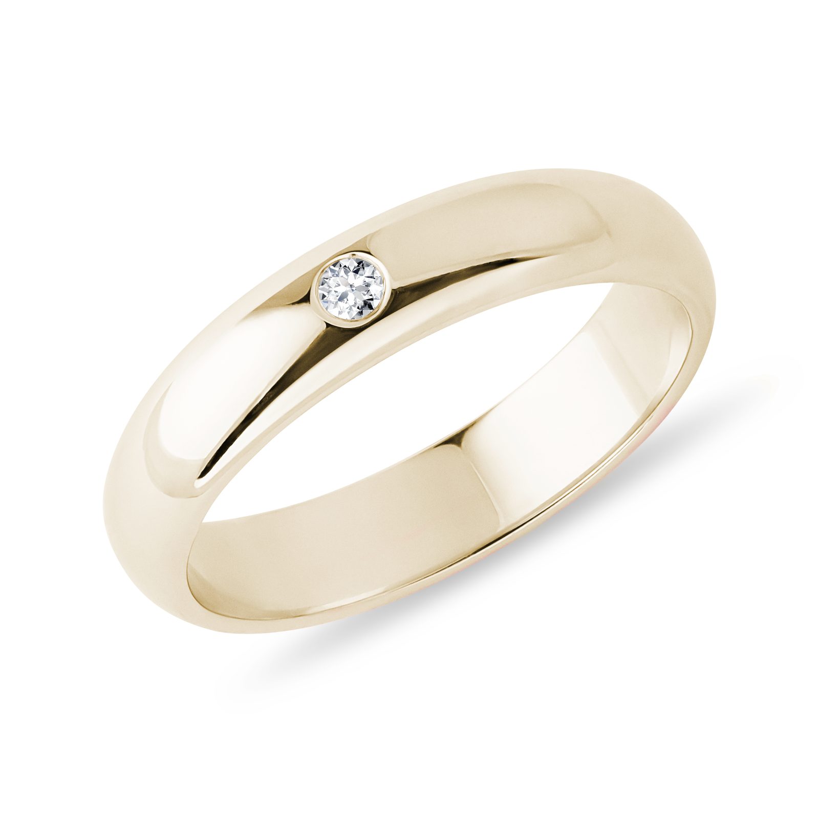 Bague de mariage or jaune hotsell