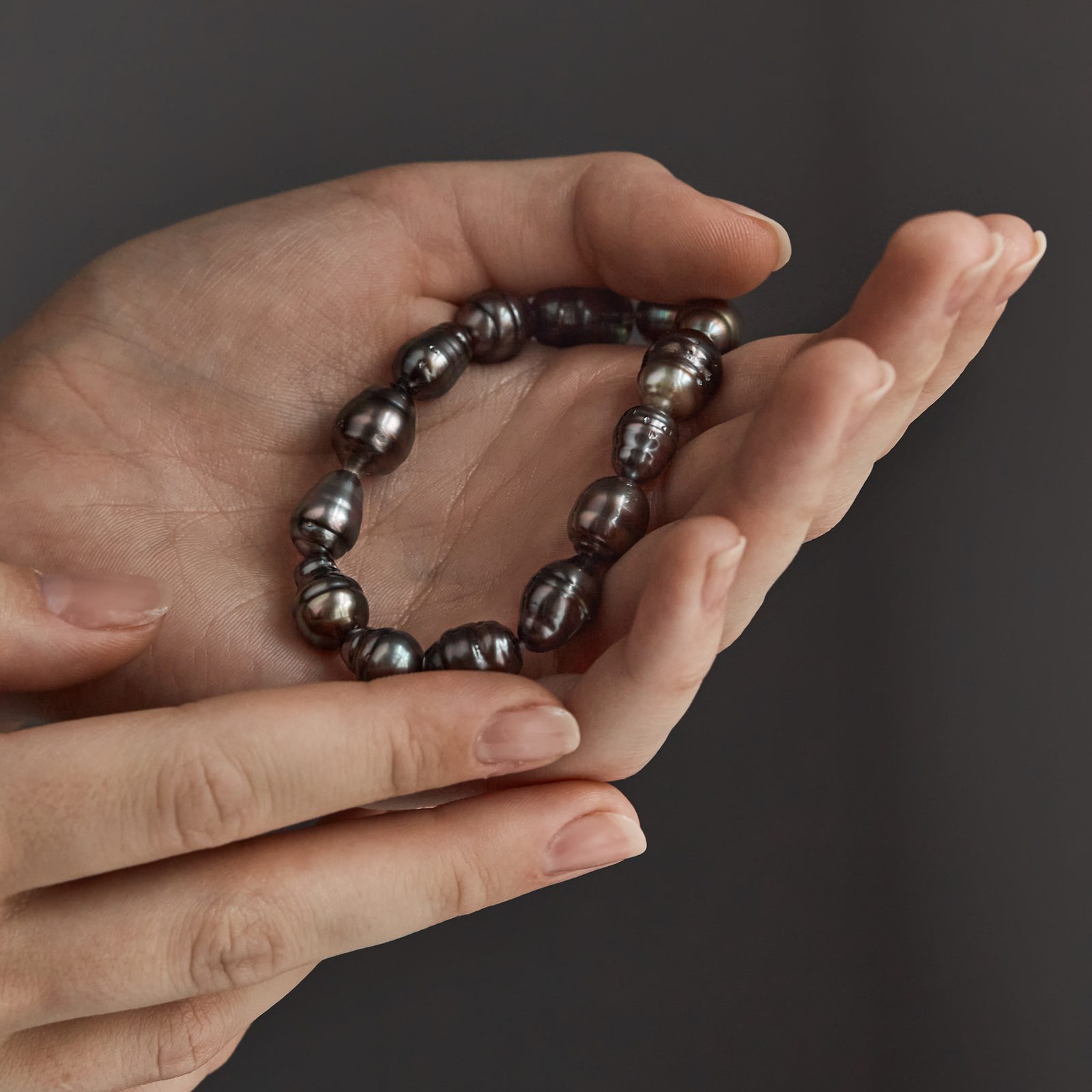 【VINTAGE HOLLYWOOD】Baroque Pearl Matte Bracelet Vintage Style Baroque Pearl Silver Bracelet – Gemelle