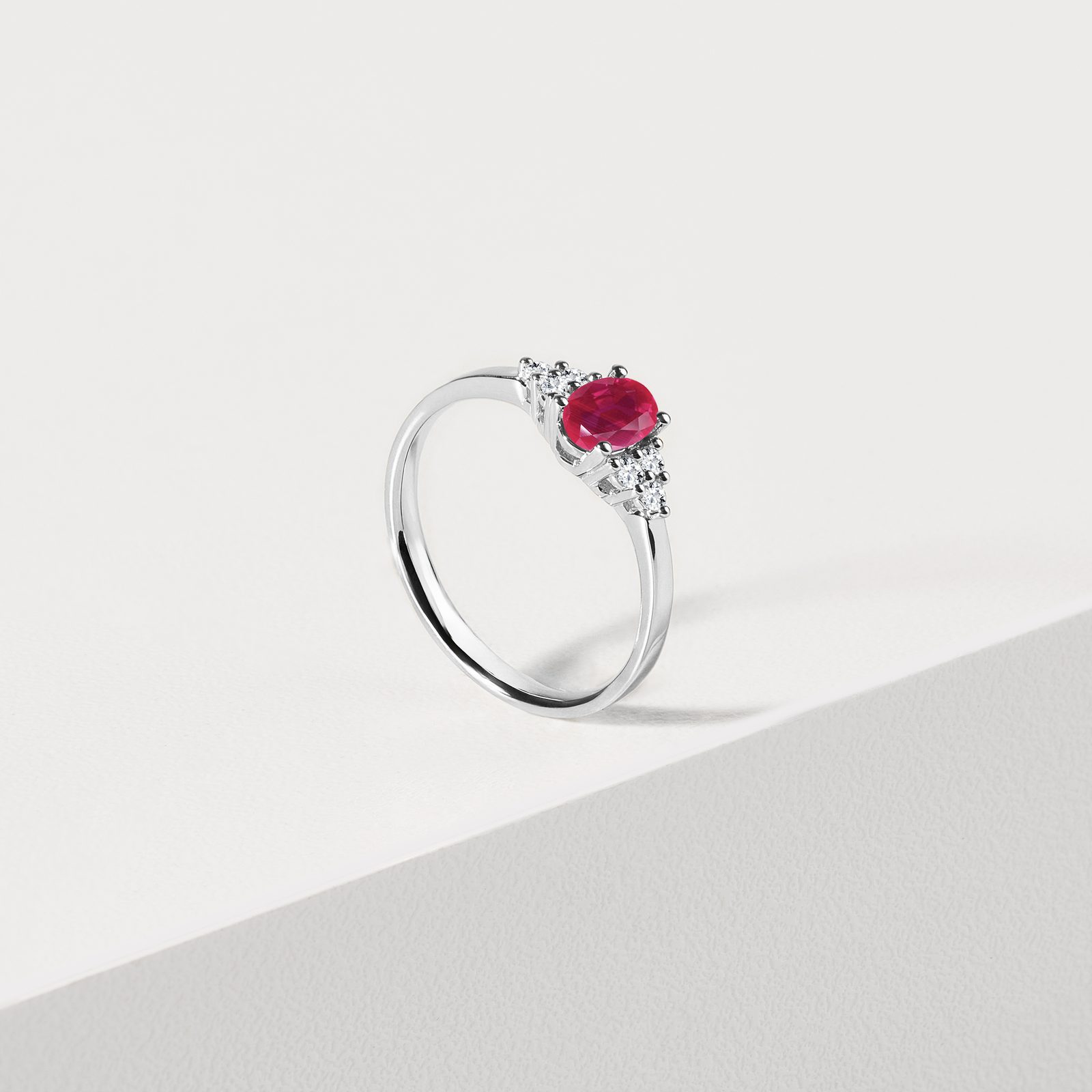 Ruby　inomata リング① JeenMata 1 Carat Round Cut Gothic Synthetic Ruby Engagement