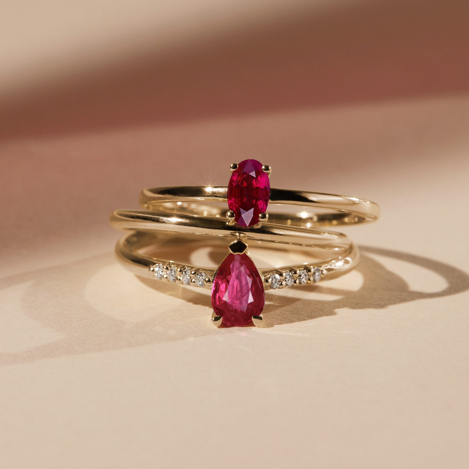 Minimalist ruby ring deals