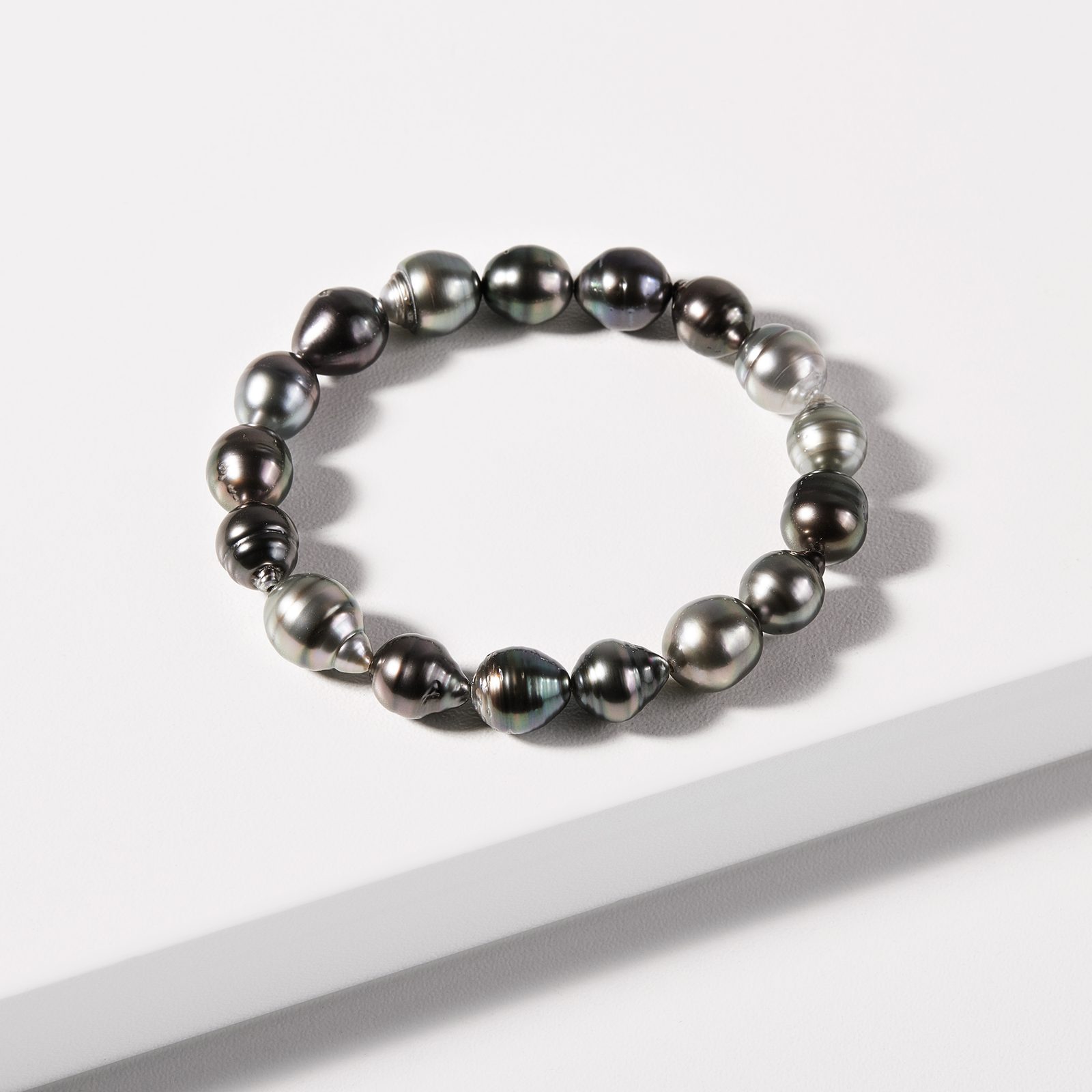 Bracelet Perles Baroques Noires – 20 Cm – Perles Naturelles – Sans Marque – Neuf Sans Emballage D’origine