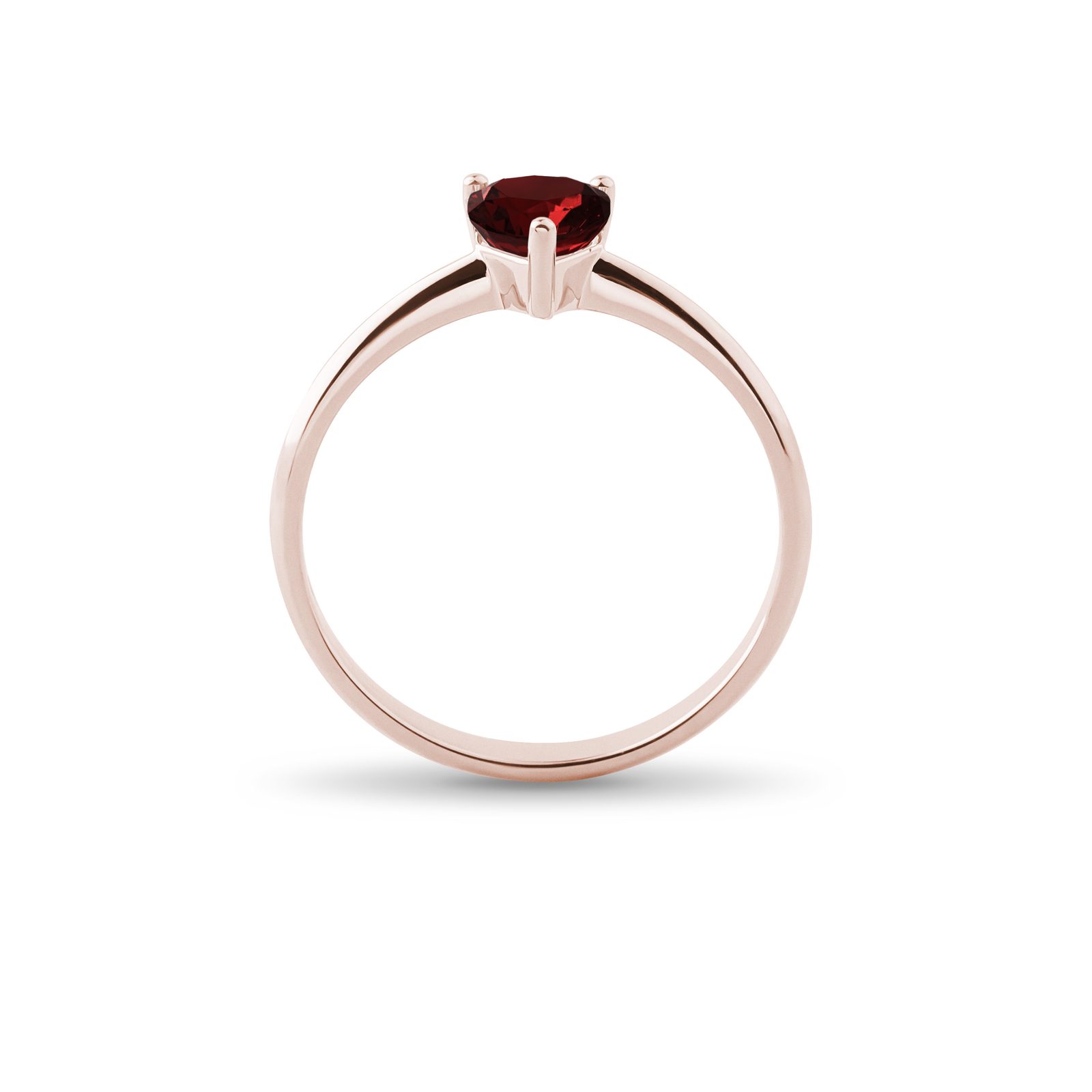 Rhodolite Rose Pourpre De Madagascar - Coeur 1,56 Carat - Naturel, Non Traité