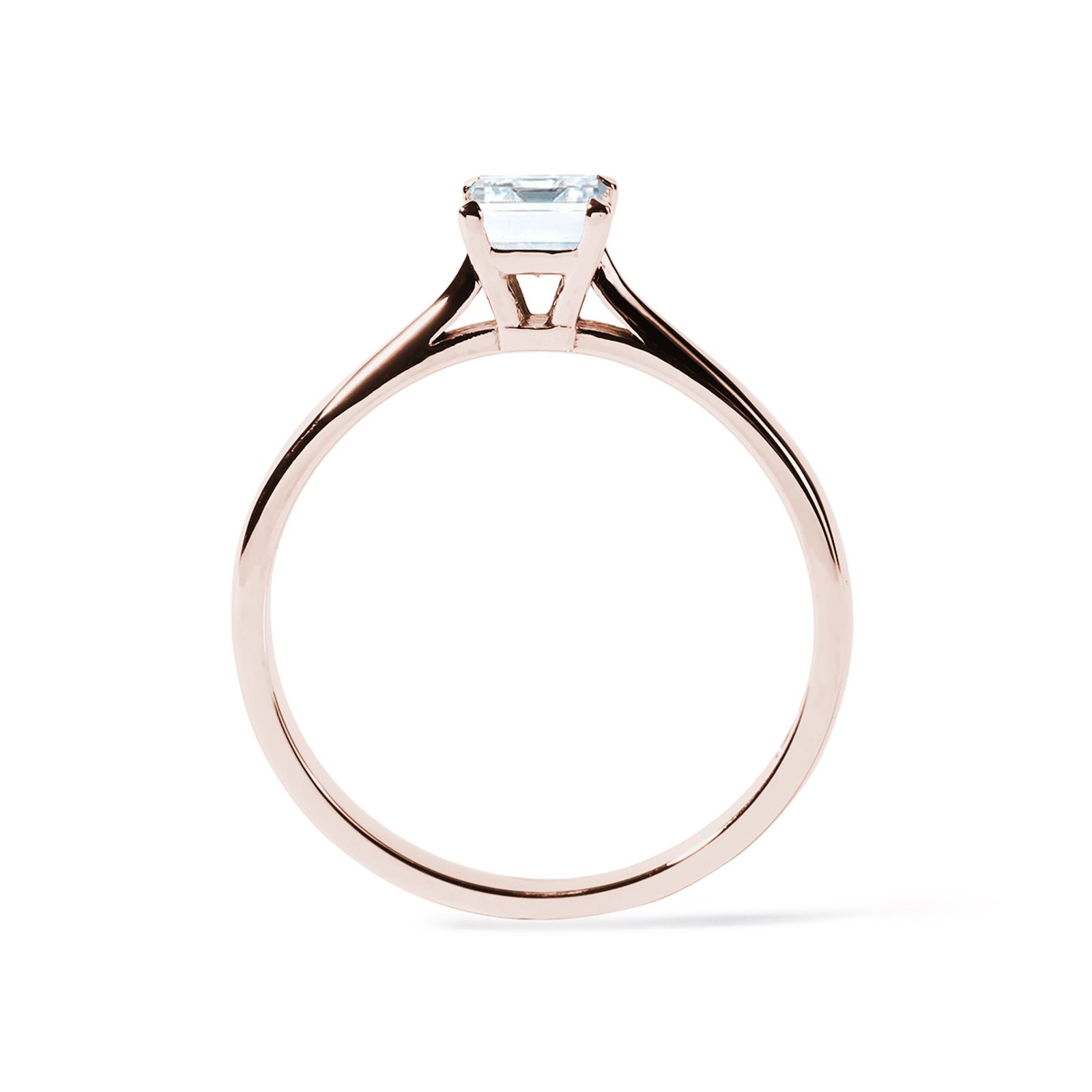 Acquista Anello di fidanzamento Damara in taglio Princess 0.4 Carati