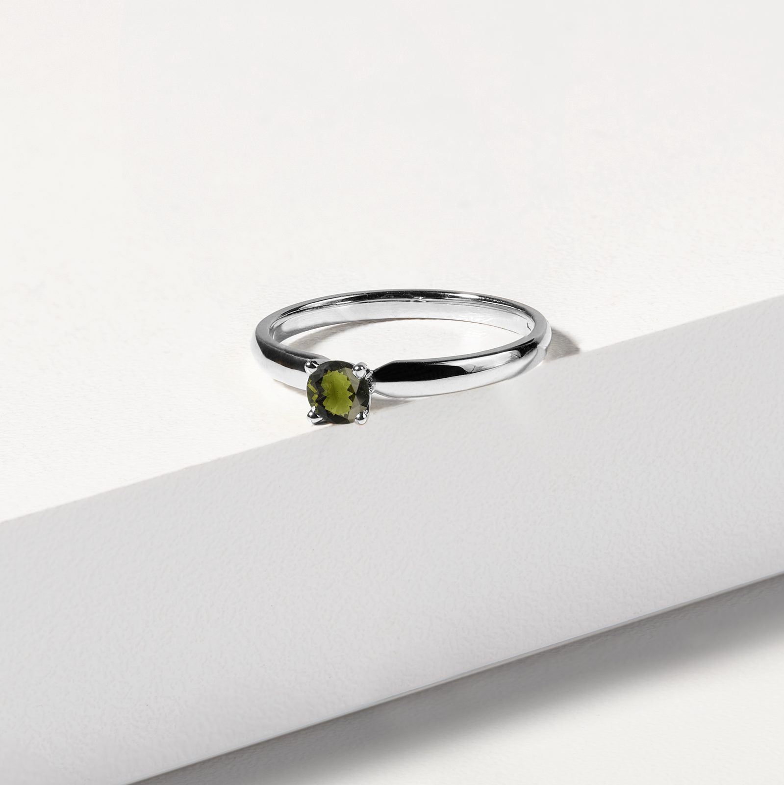 Moldavite ring gold discount