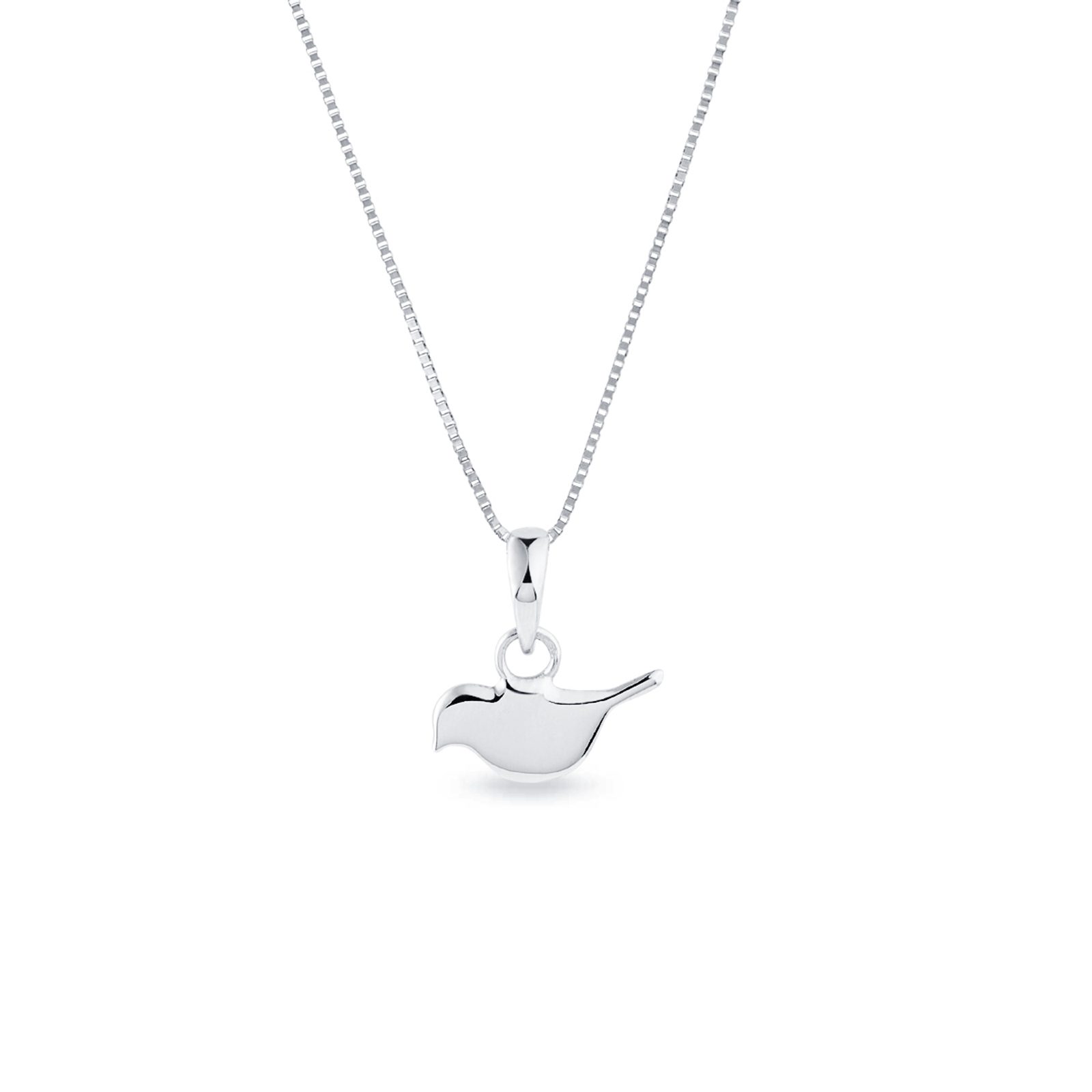 White gold bird necklace discount
