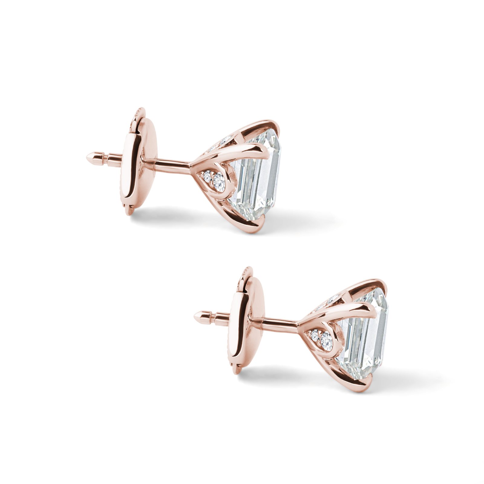 Boucles dorées Katiana M rose
