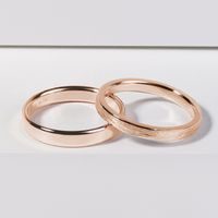 Snubní prsteny z růžového zlata