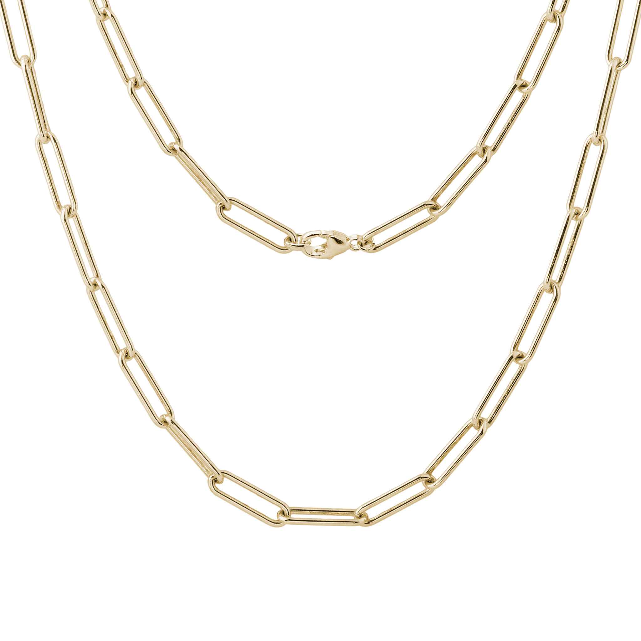 Yellow gold 50 cm/20 inch anker chain | KLENOTA