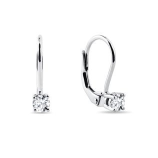 OHRHÄNGER MIT DIAMANTEN IN WEISSGOLD - OHRRINGE DIAMANT - OHRRINGE