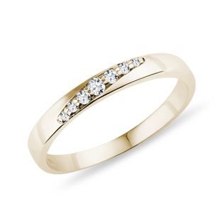 WOMEN'S GOLD RING WITH DIAMONDS - WOMEN'S WEDDING RINGS - WEDDING RINGS