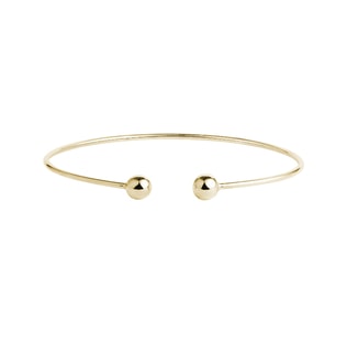 FLEXI-ARMBAND IN GELBGOLD - CUFF-ARMBÄNDER - ARMBÄNDER