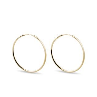 25-MM-OHRRINGE AUS GOLD - OHRRINGE GELBGOLD - OHRRINGE