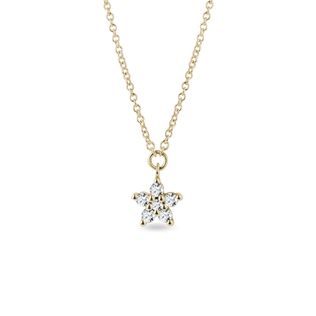 GOLD NECKLACE WITH DIAMONDS - DIAMOND NECKLACES - NECKLACES