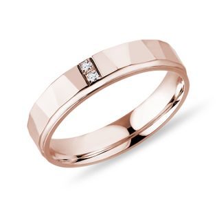 DAMENRING MIT ZWEI DIAMANTEN IN ROSÉGOLD - RINGE DIAMANT - RINGE